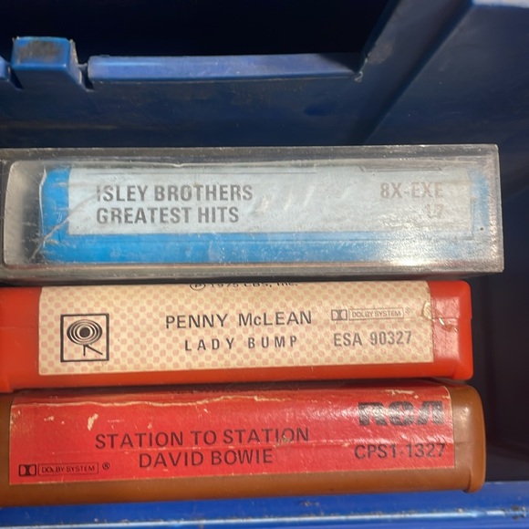 Vintage 8 tracks including black sabbath and carrying case - Picture 6 of 10